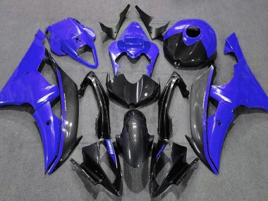2008-2016 Gloss Blue and Carbon Yamaha R6 Motorcycle Fairing UK