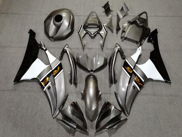 2008-2016 Gloss Gray & Bronze Yamaha R6 Motorcycle Fairing UK 2008-2016 Gloss Gray & Bronze Yamaha R6 Motorcycle Fairing UK