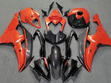 2008-2016 Gloss Orange and Carbon Yamaha R6 Motorcycle Fairing UK