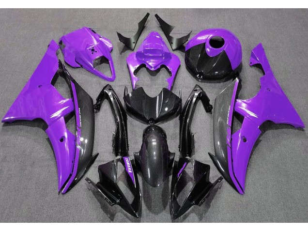 2008-2016 Gloss Purple and Carbon Yamaha R6 Motorcycle Fairing UK 2008-2016 Gloss Purple and Carbon Yamaha R6 Motorcycle Fairing UK
