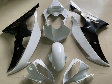 2008-2016 Gloss White and Black & Gold Yamaha R6 Motorcycle Fairing UK