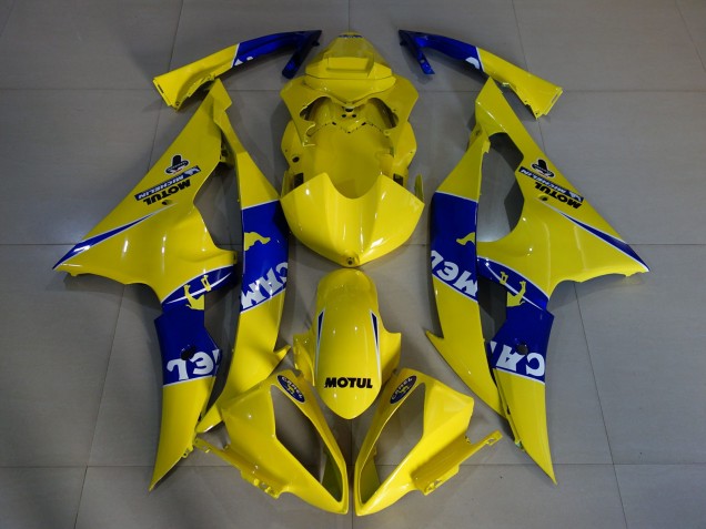 2008-2016 Gloss Yellow Camel Yamaha R6 Motorcycle Fairing UK 2008-2016 Gloss Yellow Camel Yamaha R6 Motorcycle Fairing UK