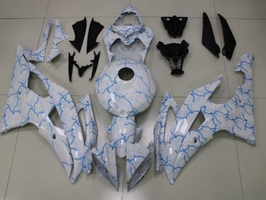 2008-2016 Light Blue Lighting Yamaha R6 Motorcycle Fairing UK