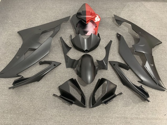 2008-2016 Matte Black & Red Yamaha R6 Motorcycle Fairing UK 2008-2016 Matte Black & Red Yamaha R6 Motorcycle Fairing UK