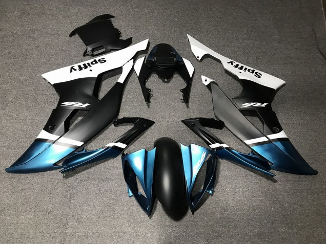 2008-2016 Matte Black and Special Blue Yamaha R6 Motorcycle Fairing UK 2008-2016 Matte Black and Special Blue Yamaha R6 Motorcycle Fairing UK