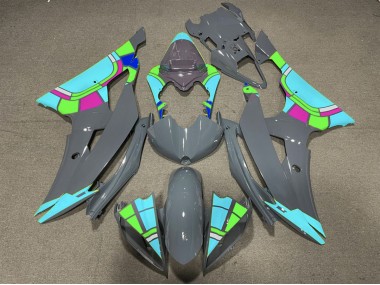 2008-2016 Nardo and Teal Design Yamaha R6 Motorcycle Fairing UK