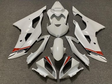 2008-2016 Pearl White Yamaha R6 Motorcycle Fairing UK