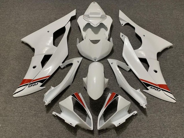2008-2016 Pearl White Yamaha R6 Motorcycle Fairing UK 2008-2016 Pearl White Yamaha R6 Motorcycle Fairing UK