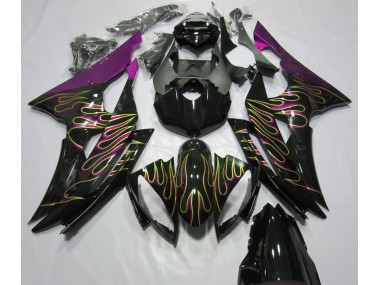 2008-2016 Pink Flame Yamaha R6 Motorcycle Fairing UK