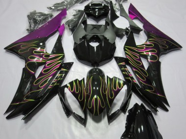 2008-2016 Pink Flame Yamaha R6 Motorcycle Fairing UK
