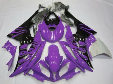 2008-2016 Purple Flame Style Yamaha R6 Motorcycle Fairing UK