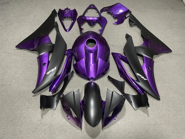 2008-2016 Purple and Matte Black & Yamaha R6 Motorcycle Fairing UK