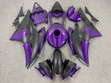 2008-2016 Purple and Matte Black Yamaha R6 Motorcycle Fairing UK