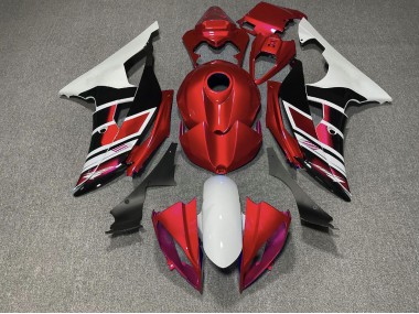2008-2016 Red Black and White OEM Style Yamaha R6 Motorcycle Fairing UK