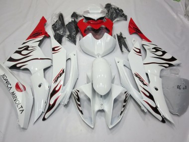 2008-2016 Special Flame Red Yamaha R6 Motorcycle Fairing UK