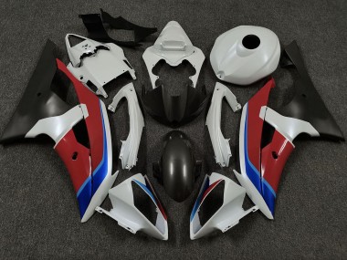 2008-2016 White Red and Blue Yamaha R6 Motorcycle Fairing UK