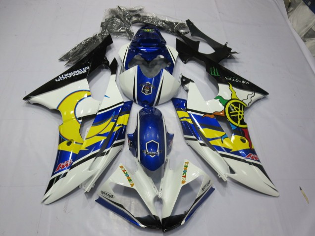 2008-2016 Yellow and Blue Yamaha R6 Motorcycle Fairing UK 2008-2016 Yellow and Blue Yamaha R6 Motorcycle Fairing UK