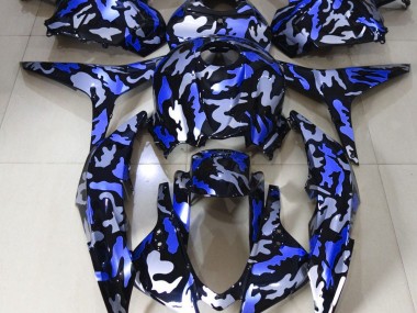 2009-2012 Dark Blue Snow Camo Honda CBR600RR Motorcycle Fairing UK