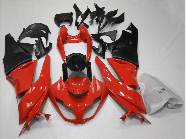 2009-2012 Gloss Red & Black Kawasaki ZX6R Motorcycle Fairing UK 2009-2012 Gloss Red & Black Kawasaki ZX6R Motorcycle Fairing UK