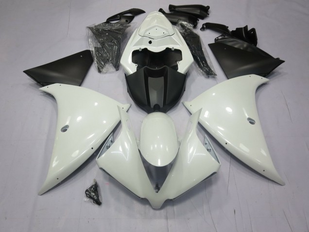 2009-2012 Gloss White Yamaha R1 Motorcycle Fairing UK 2009-2012 Gloss White Yamaha R1 Motorcycle Fairing UK