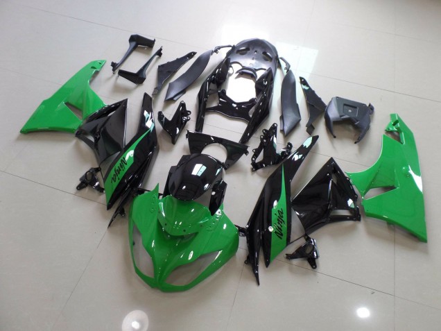 2009-2012 Green Black Ninja Kawasaki ZX6R Motorcycle Fairing UK 2009-2012 Green Black Ninja Kawasaki ZX6R Motorcycle Fairing UK