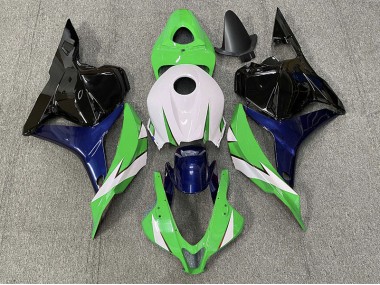2009-2012 Green and White Honda CBR600RR Motorcycle Fairing UK