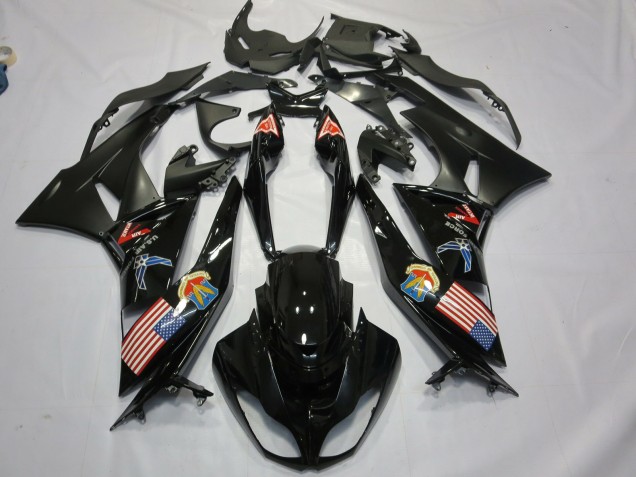 2009-2012 Merica Kawasaki ZX6R Motorcycle Fairing UK 2009-2012 Merica Kawasaki ZX6R Motorcycle Fairing UK