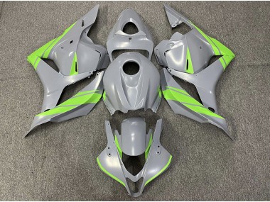 2009-2012 Nardo Gray and Green Honda CBR600RR Motorcycle Fairing UK