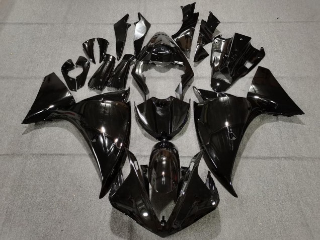 2009-2012 Plain Gloss Black Yamaha R1 Motorcycle Fairing UK 2009-2012 Plain Gloss Black Yamaha R1 Motorcycle Fairing UK