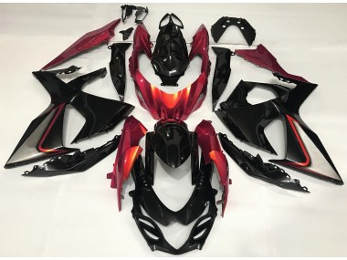 2009-2016 Burnt Orange and Black Suzuki GSXR 1000 Motorcycle Fairing UK