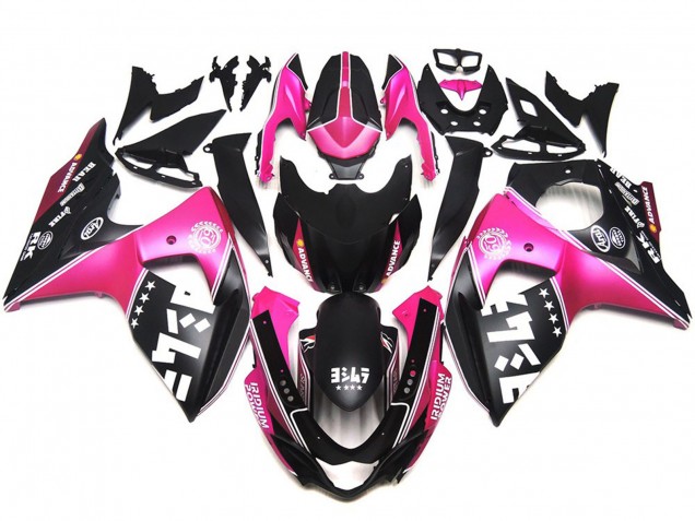 2009-2016 Matte Pink Custom Suzuki GSXR 1000 Motorcycle Fairing UK 2009-2016 Matte Pink Custom Suzuki GSXR 1000 Motorcycle Fairing UK