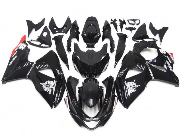 2009-2016 Solid Gloss Black Red style Suzuki GSXR 1000 Motorcycle Fairing UK 2009-2016 Solid Gloss Black Red style Suzuki GSXR 1000 Motorcycle Fairing UK