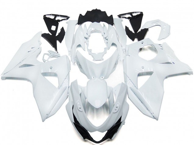 2009-2016 Solid Gloss white with Silver Suzuki GSXR 1000 Motorcycle Fairing UK 2009-2016 Solid Gloss white with Silver Suzuki GSXR 1000 Motorcycle Fairing UK
