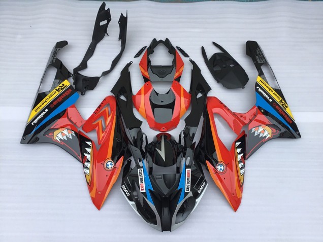 2009-2018 Red Shark Gloss BMW S1000RR Motorcycle Fairing UK 2009-2018 Red Shark Gloss BMW S1000RR Motorcycle Fairing UK