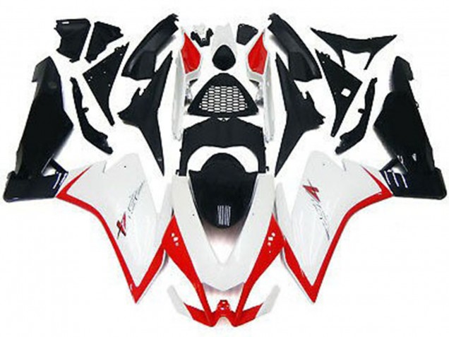 2010-2015 Gloss White & Red Aprilia RSV4 1000 Motorcycle Fairing UK 2010-2015 Gloss White & Red Aprilia RSV4 1000 Motorcycle Fairing UK