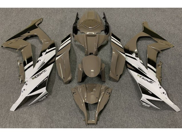 2011-2015 Gloss Brown & White Kawasaki ZX10R Motorcycle Fairing UK 2011-2015 Gloss Brown & White Kawasaki ZX10R Motorcycle Fairing UK