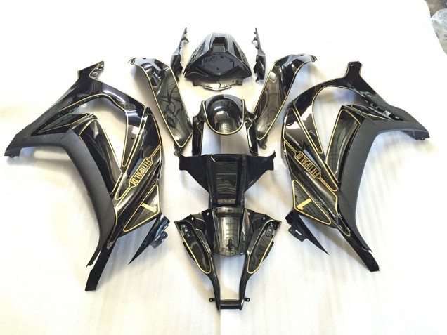 2011-2015 Gold Trim Kawasaki ZX10R Motorcycle Fairing UK 2011-2015 Gold Trim Kawasaki ZX10R Motorcycle Fairing UK