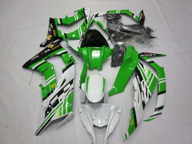 2011-2015 Green White Black 1 Kawasaki ZX10R Motorcycle Fairing UK 2011-2015 Green White Black 1 Kawasaki ZX10R Motorcycle Fairing UK