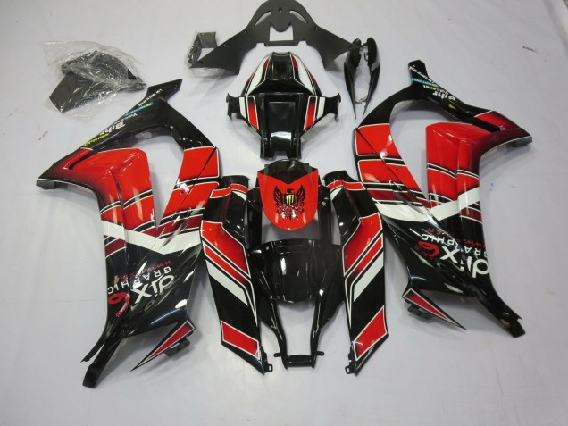 2011-2015 Red Black Special Kawasaki ZX10R Motorcycle Fairing UK 2011-2015 Red Black Special Kawasaki ZX10R Motorcycle Fairing UK