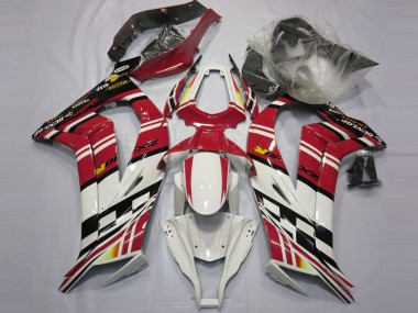 2011-2015 Red Black and White Kawasaki ZX10R Motorcycle Fairing UK