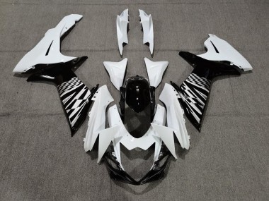 2011-2020 Black White and Silver Suzuki GSXR 600-750 Motorcycle Fairing UK