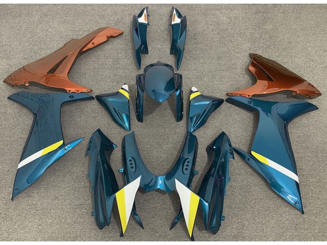 2011-2020 Gloss Light Blue and Orange Suzuki GSXR 600-750 Motorcycle Fairing UK 2011-2020 Gloss Light Blue and Orange Suzuki GSXR 600-750 Motorcycle Fairing UK