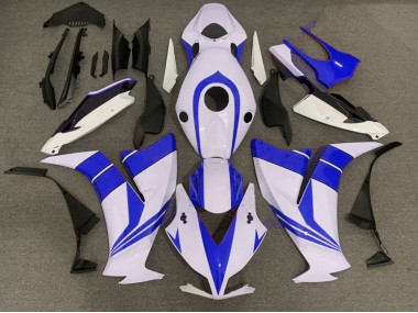 2012-2016 Gloss Blue and White Honda CBR1000RR Motorcycle Fairing UK