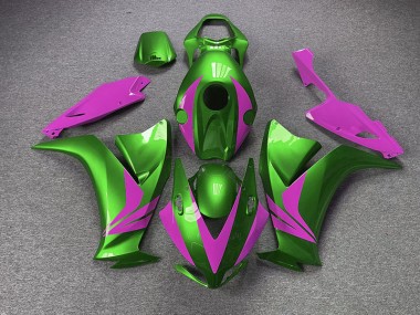 2012-2016 Gloss Green and Pink Honda CBR1000RR Motorcycle Fairing UK