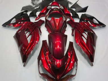 2012-2019 Fire Red Gloss Kawasaki ZX14R Motorcycle Fairing UK