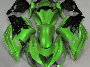 2012-2019 Liquid Green Kawasaki ZX14R Motorcycle Fairing UK