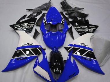2013-2014 Gloss Blue White and Black Yamaha R1 Motorcycle Fairing UK