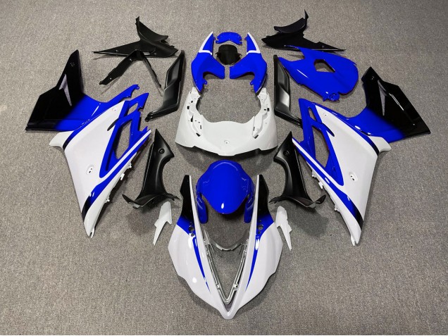 2013-2016 Gloss White and Blue Triumph Daytona 675 Motorcycle Fairing UK 2013-2016 Gloss White and Blue Triumph Daytona 675 Motorcycle Fairing UK