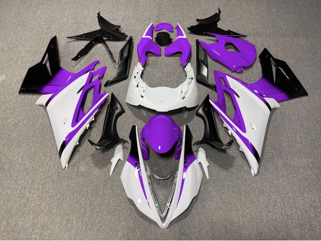 2013-2016 Gloss White and Purple Triumph Daytona 675 Motorcycle Fairing UK 2013-2016 Gloss White and Purple Triumph Daytona 675 Motorcycle Fairing UK