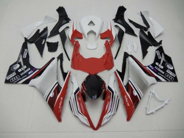 2013-2016 Red white and Black Style Triumph Daytona 675 Motorcycle Fairing UK